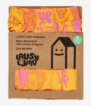 Lousy Livin Up Sticker Clash Bokserki (yellow)
