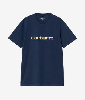 Carhartt WIP Script T-Shirt (ink air yellow)