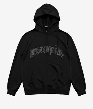 Wasted Paris Chrome Zip-Sweatshirt avec capuchon (black)