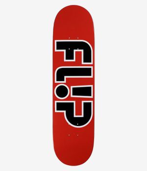 Flip Team Outlined 8" Planche de skateboard (red)