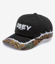 Obey Not Right 6 Panel Cap (black multi)