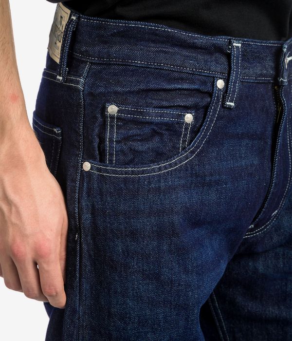 Shop Levi's Silvertab Straight Jeans (dark indigo stonewash