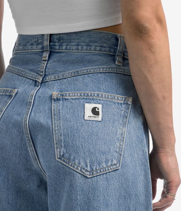 Shop Carhartt WIP W' Brandon Pant Smith Pants women (blue stone bleached)  online