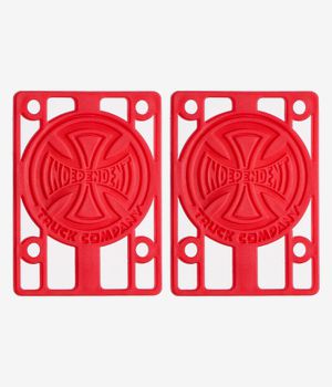 Independent 1/8" Riser Pads (red) 2 Pack
