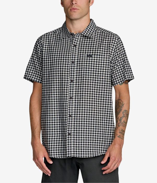RVCA Overspray Chemise (black white)