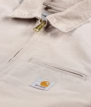Carhartt WIP Detroit Organic Dearborn Jas (dusky beige stone canvas)