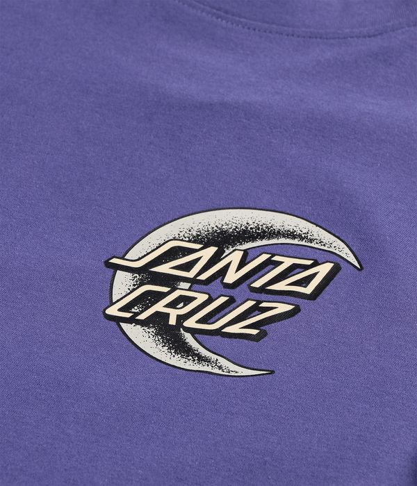 Santa Cruz Crescent Moon Chest T-Shirt (navy dusk)