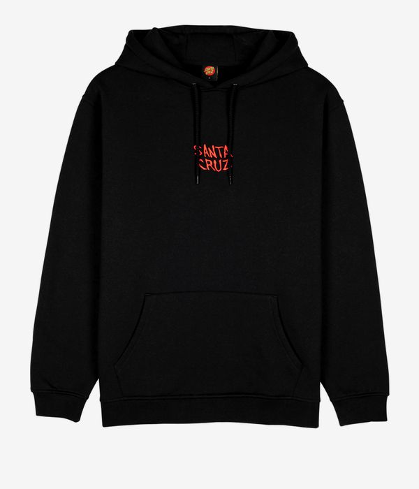 Shop Santa Cruz Torn Hand Hoodie black online skatedeluxe