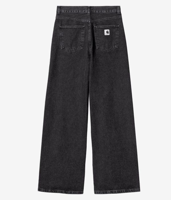 Carhartt WIP W' Jane Pant Organic Fairfield Vaqueros women (black heavy stone wash)