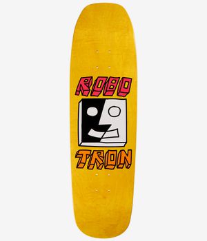 Robotron Split Face 9" Skateboard Deck (yellow)