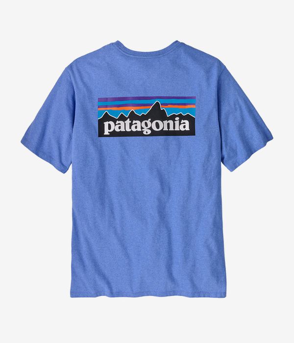 Patagonia P-6 Logo Responsibili T-Shirt (abundant blue)