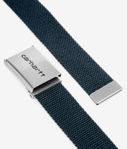 Carhartt WIP Clip Chrome Belt (deep lagoon)