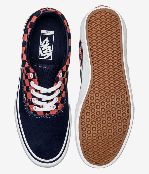 Vans Era Pro Shoes (checkerboard navy orange)
