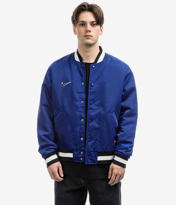 Shop Nike SB x MLB Varsity Jacket (deep royal blue) online