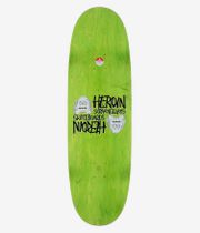 Heroin Skateboards Auntie Razoregg 9.75" Skateboard Deck (multi)