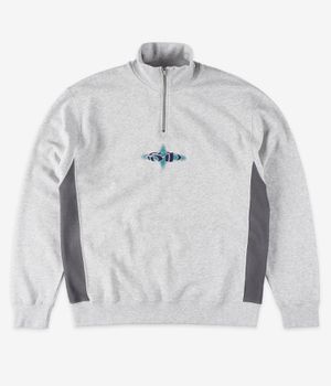 skatedeluxe SD Half Zip Sweatshirt (heather white)