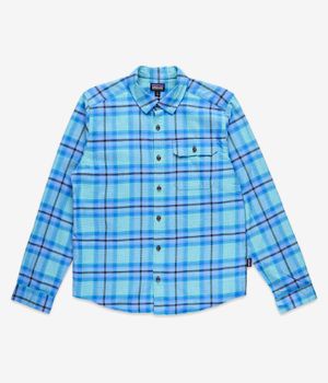 Patagonia Cotton In Conversion LW Fjord Flannel Shirt (ocean subtidal blue)