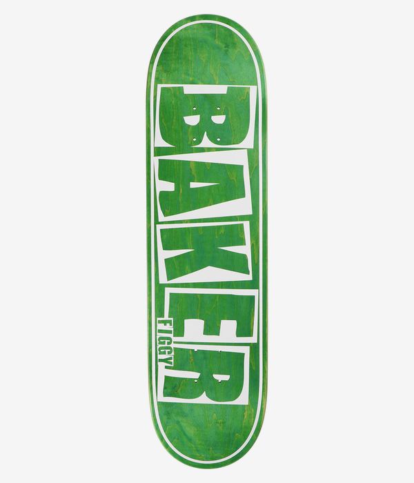 Baker Figgy Brand Name 8.25" Tabla de skate (green)