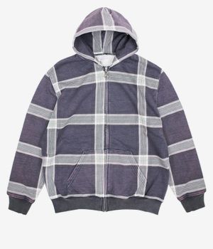 Yardsale Crib Checked Zip-Hoodie (blue)