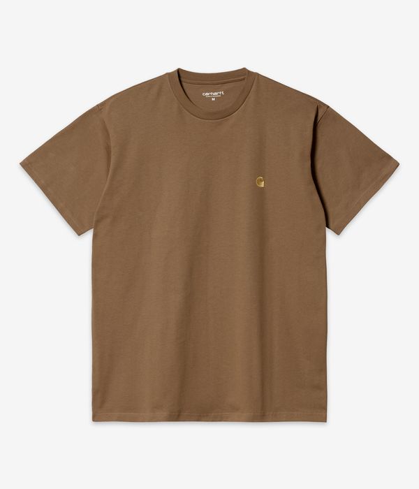 Carhartt WIP Chase T-Shirt (hamilton brown gold)
