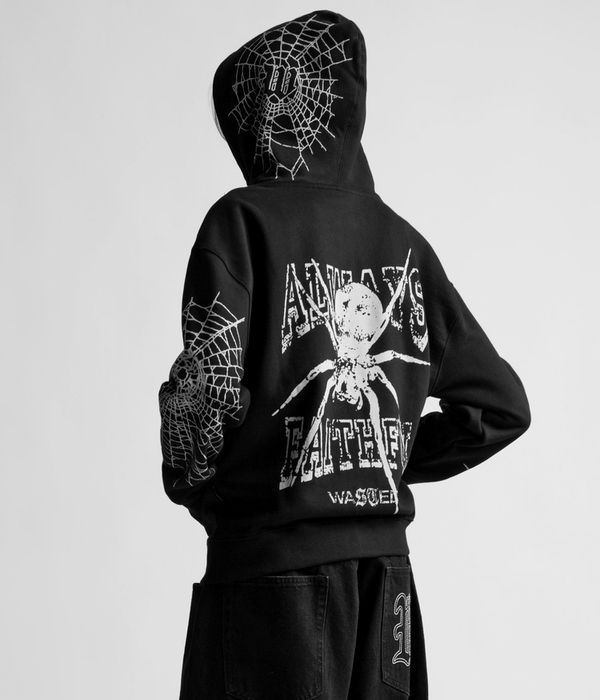 Wasted Paris Authentic Zip-Hoodie (black)