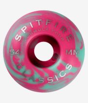Spitfire Formula Four Classics Wheels (pink teal) 54 mm 99A 4 Pack