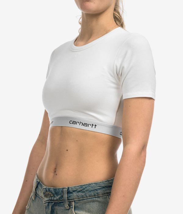 Carhartt WIP W' Script Crop Top women (white)