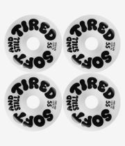 Tired Skateboards Soft And Still Tired Rollen (white) 55mm 101A 4er Pack