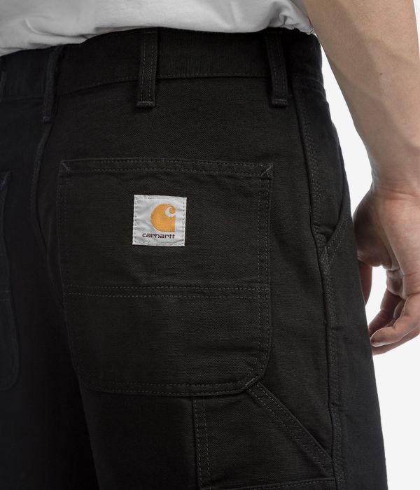 Carhartt WIP Single Knee Organic Dearborn Pantaloncini (black rinsed)