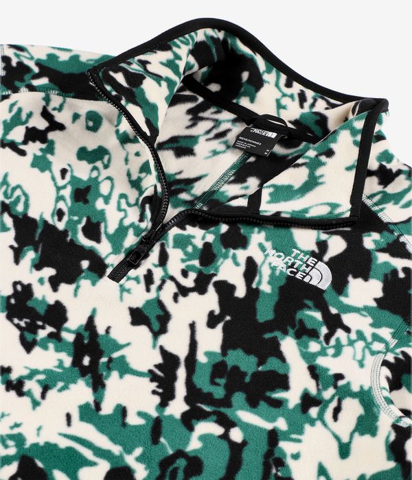 The North Face 100 Glacier Printed 1/4-Zip Bluza (meldgrey)