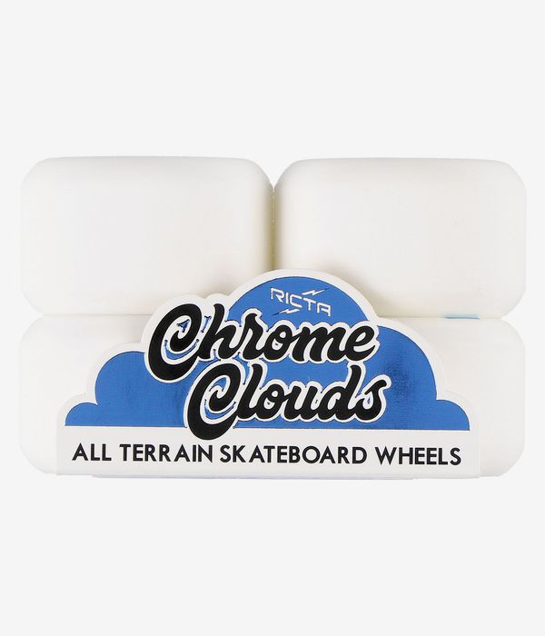 Ricta Chrome Clouds Wheels (blue white) 54mm 4 Pack 78A