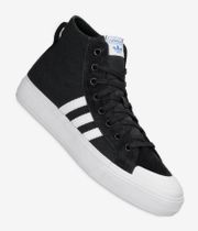 adidas Skateboarding Nizza Hi ADV Shoes (core black white bliss blue)