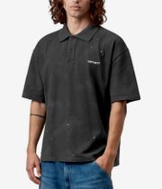 Carhartt WIP Painter Polo-Shirt (black destroy wash splatter)
