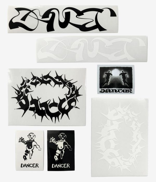 Dancer Logo Sticker 7er Pack