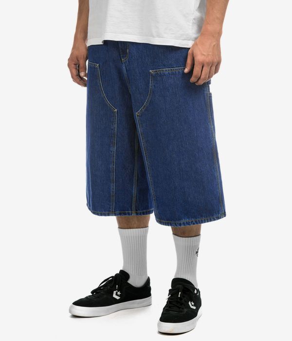 Carhartt WIP Double Knee Pant Shorts (blue stone washed)