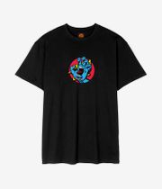 Santa Cruz Hand Dot Front T-Shirty (black)
