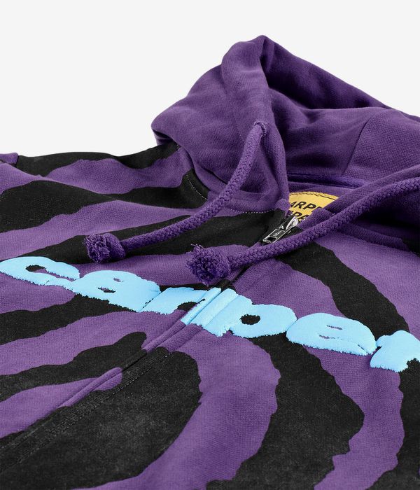 Carpet Company Spiral Bluza z Kapturem na Zamek (purple)