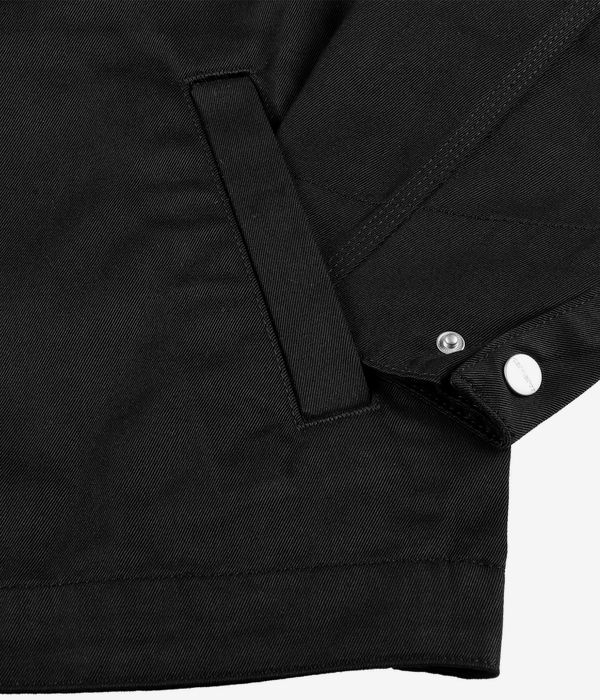 Carhartt WIP Module Script Denison Veste (black white rinsed)