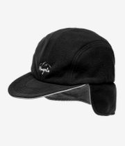 Magenta Reversible Flap Casquette (natural black)