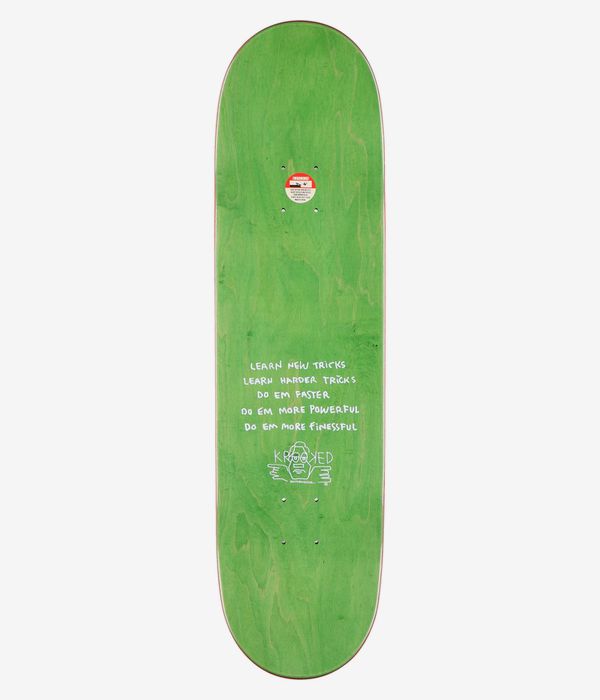 Krooked Team Eyes Camo 8.5" Planche de skateboard (silver foil)