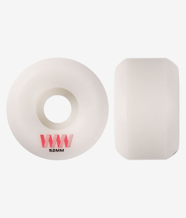 Wayward Puig Pro Funnel Wheels (white red) 52mm 101A 4 Pack