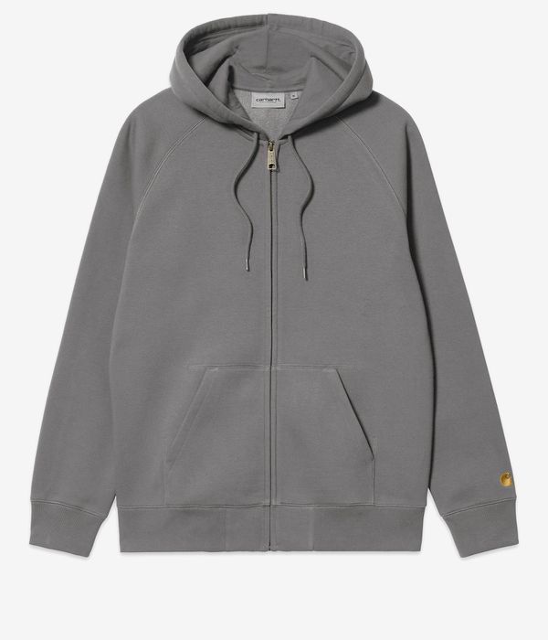 Carhartt WIP Chase Bluza z Kapturem na Zamek (porphyry gold)