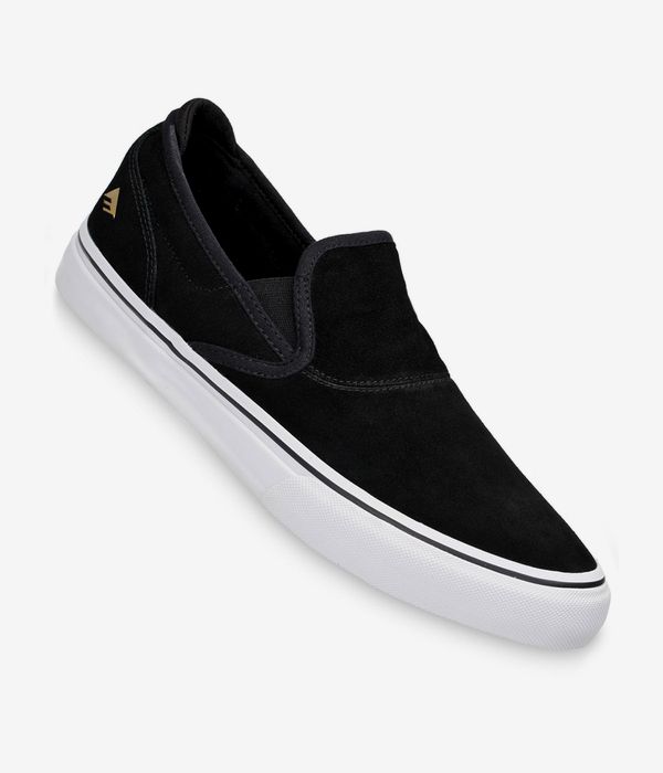 Emerica Wino G6 Slip-On Shoes (black white gold)