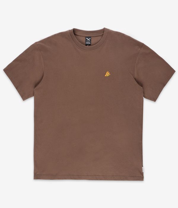 Iriedaily Pizza Slice T-Shirt (mocca)