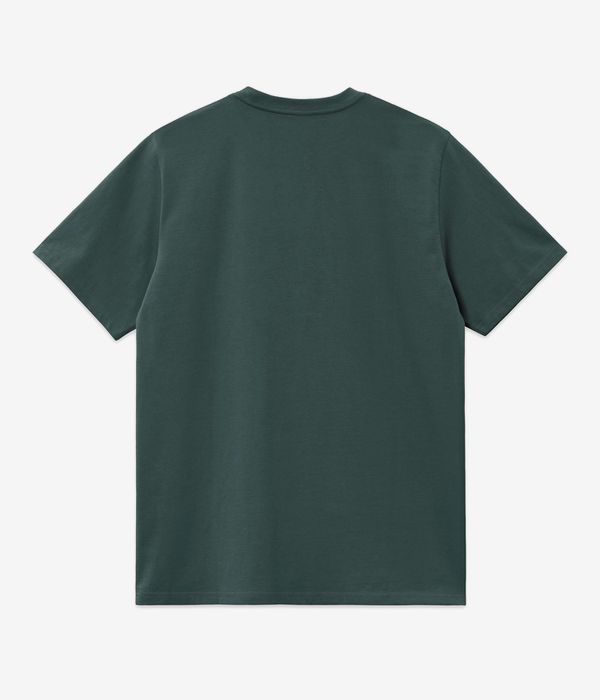 Carhartt WIP American Script Organic T-Shirt (kale green)