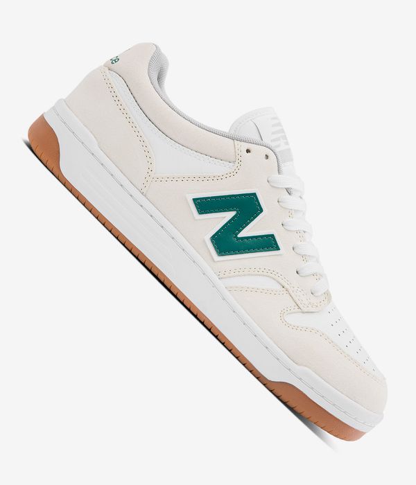 New Balance Numeric 480 Shoes (white green)