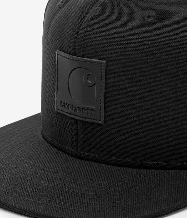 Carhartt WIP Logo Snapback Cap (black)