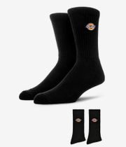 Dickies Valley Grove Embroidered Chaussettes US 3-12,5 (black) 3 Pack