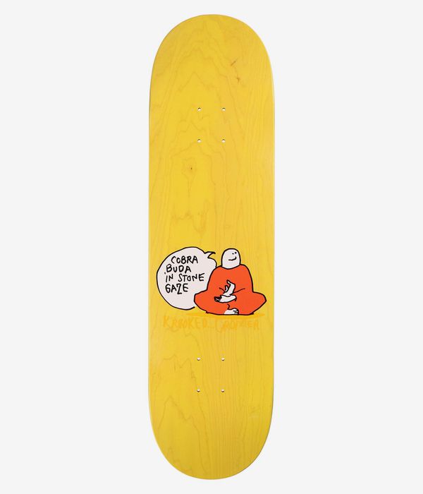 Krooked Cromer Buda 8.38" Planche de skateboard (yellow)