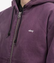 Obey Wittern Jacket (potent purple faded wash)
